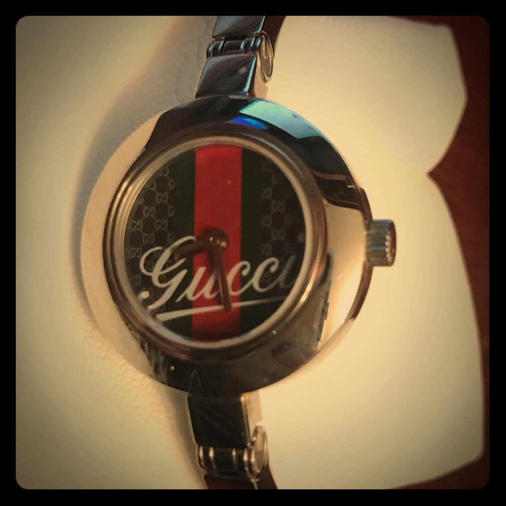 Gucci Stainless Steel Bangle Women's Watch